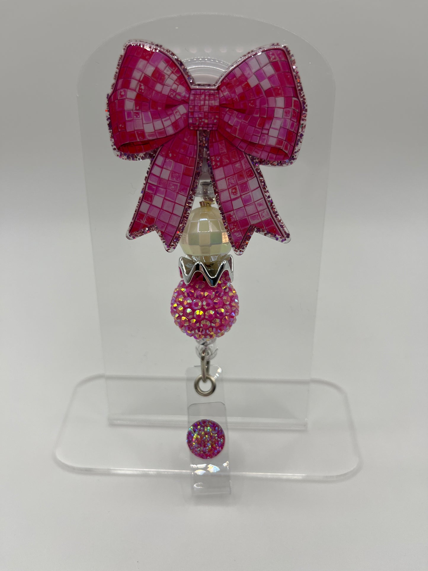 Pink Disco Bow