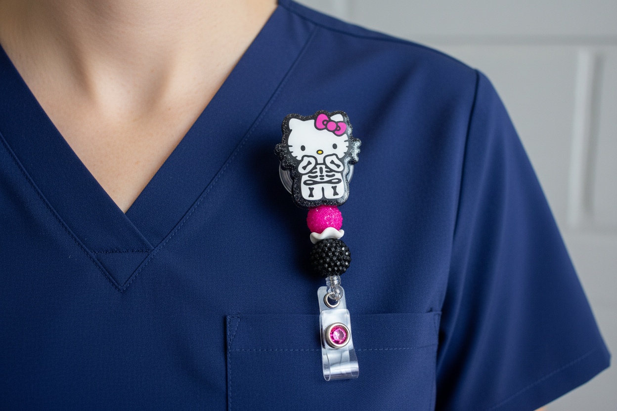 Hello Kitty- Skeleton-Pink