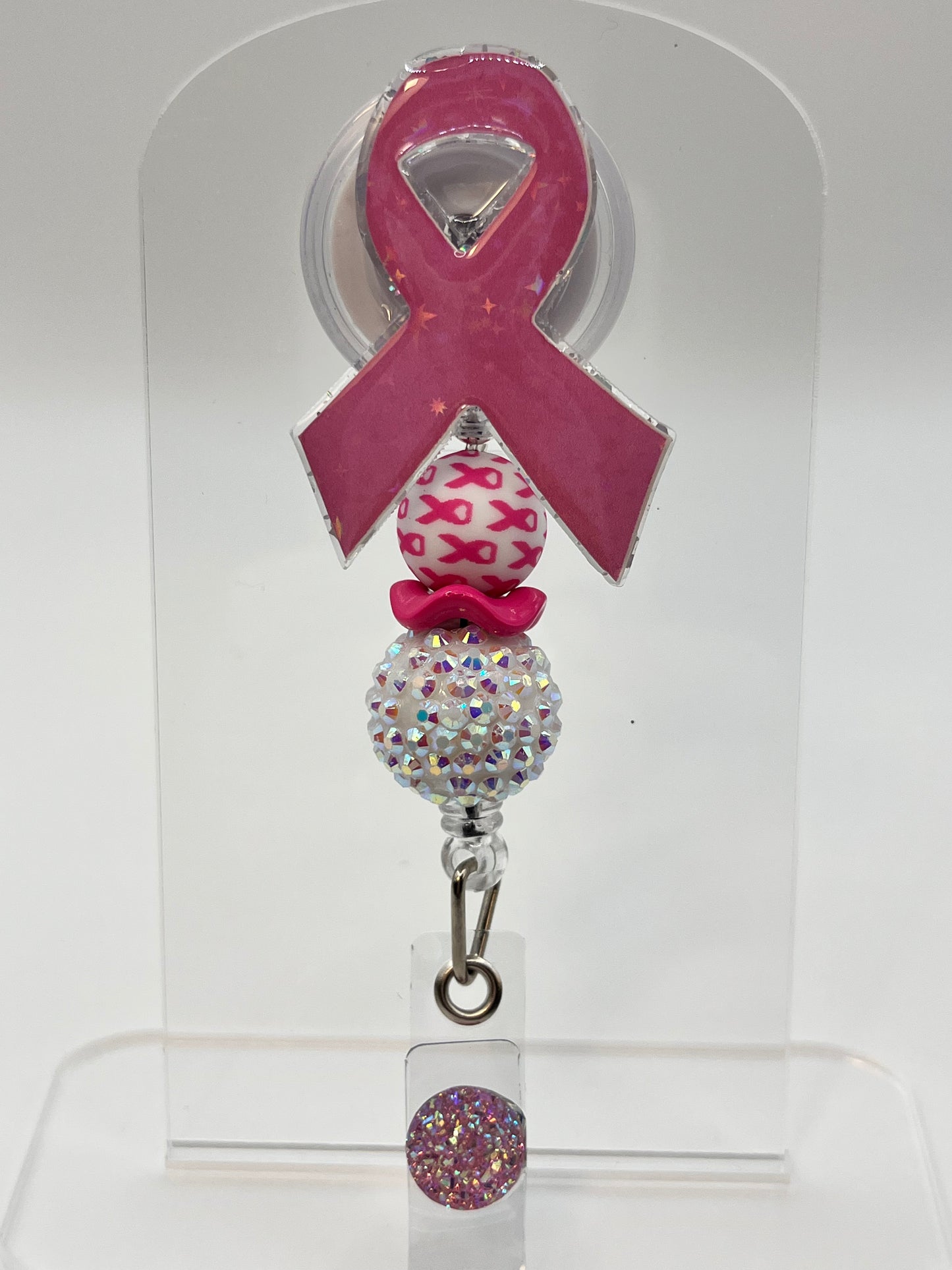 Breast Cancer Ribbon-Dark Pink