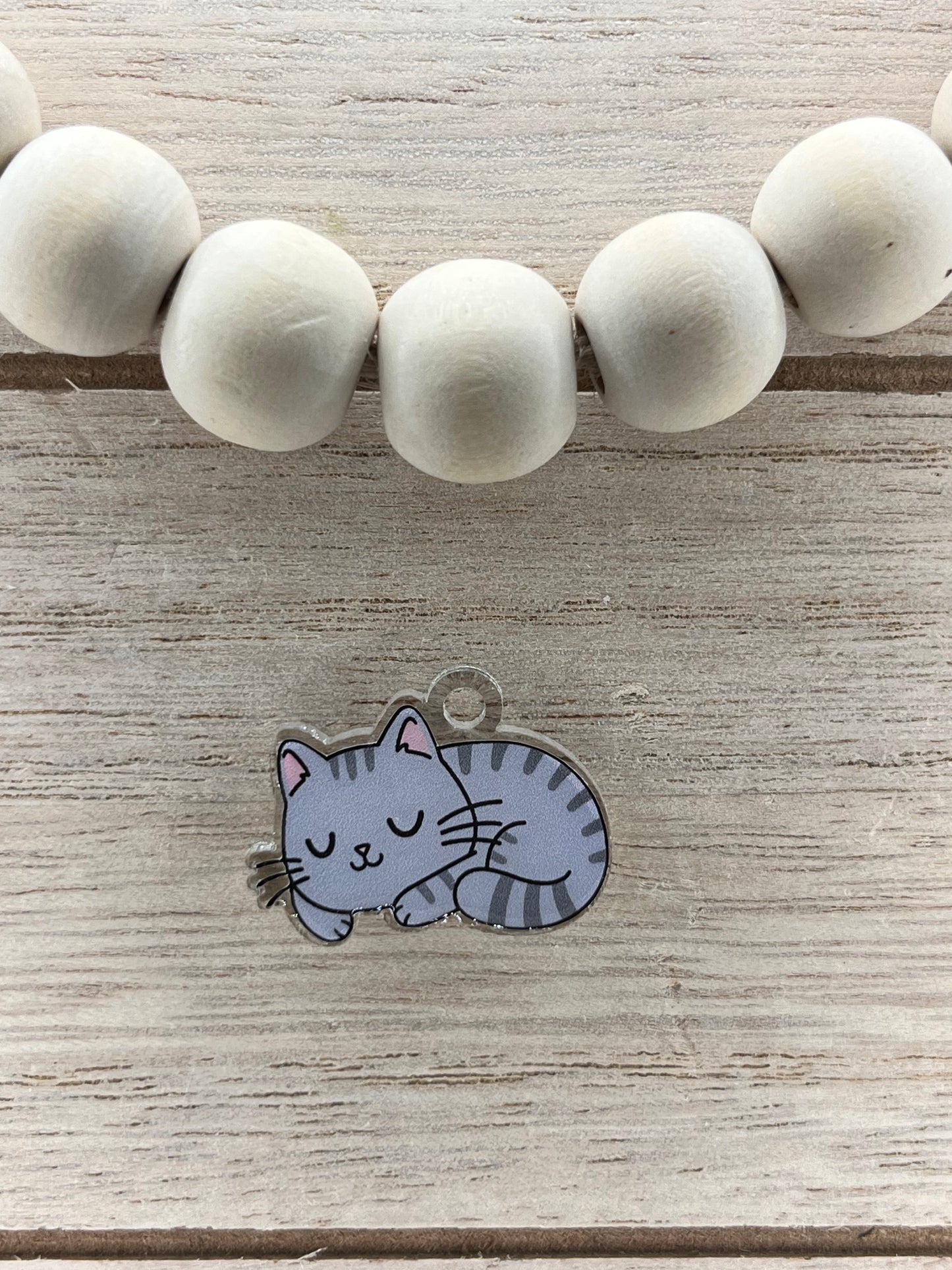 Grey Sleeping Kitty