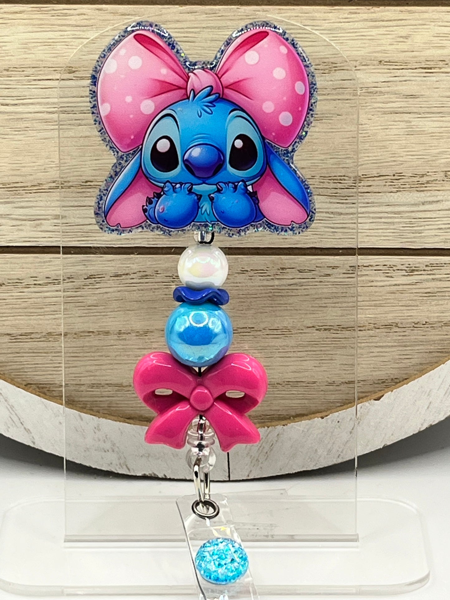 Stitch- Pink Bow