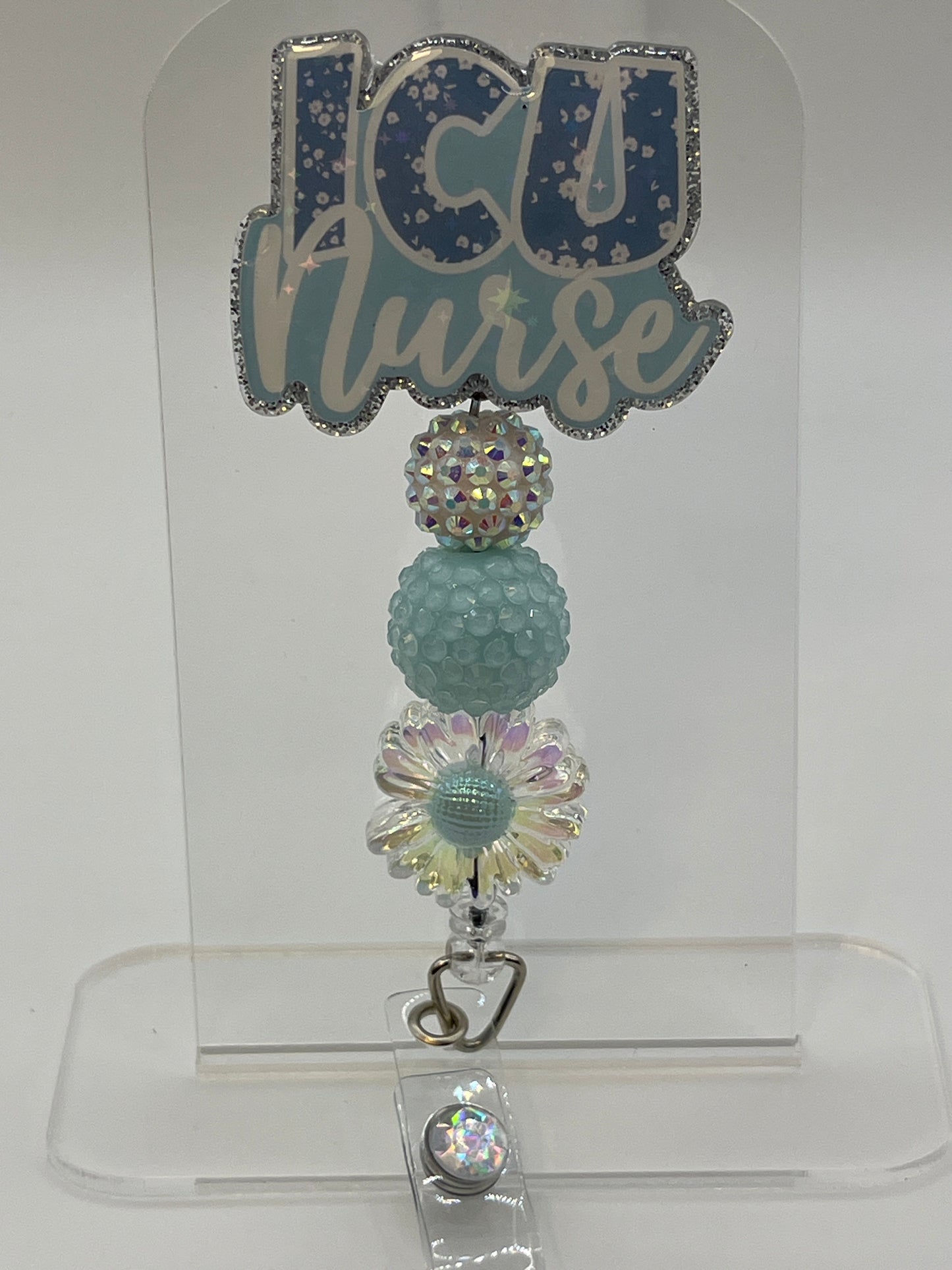 ICU Nurses-Blue Flower
