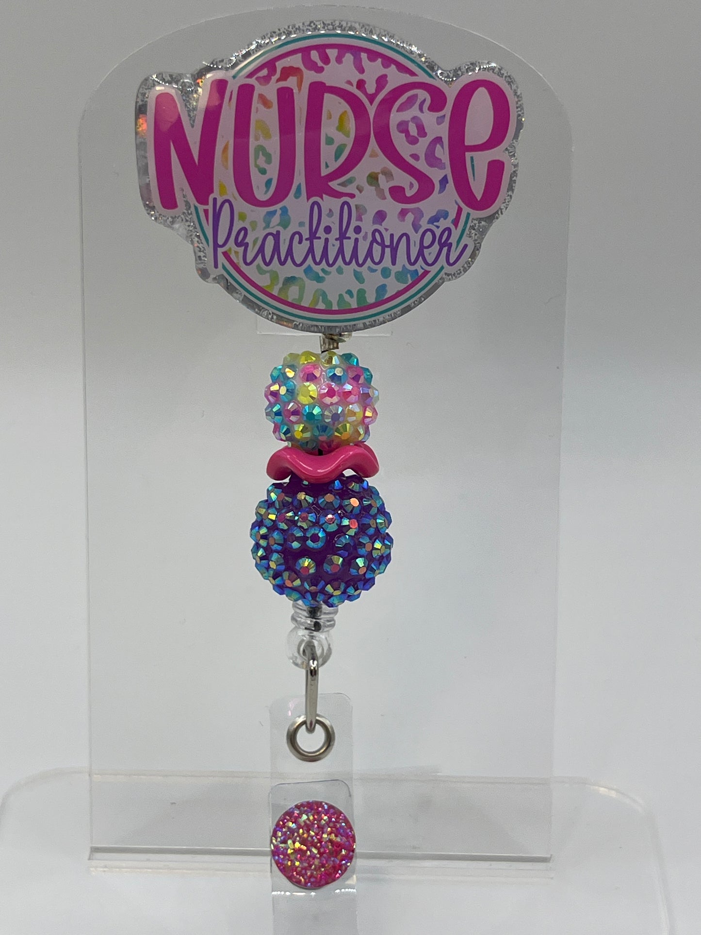 Nurse Practitioner-Colorful Leopard