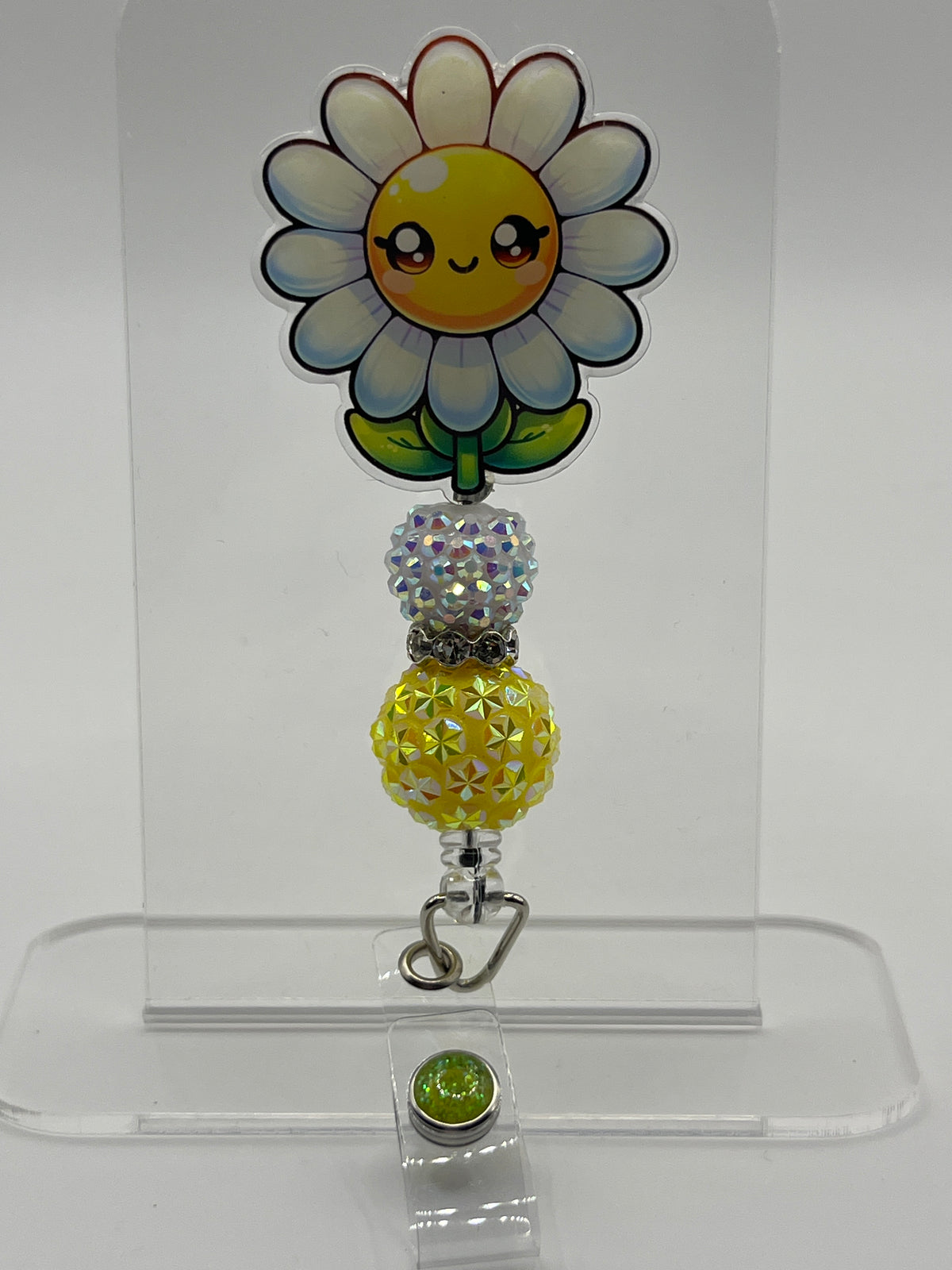 Smilin Daisy-Rhinestone – BADGE ATTITUDE