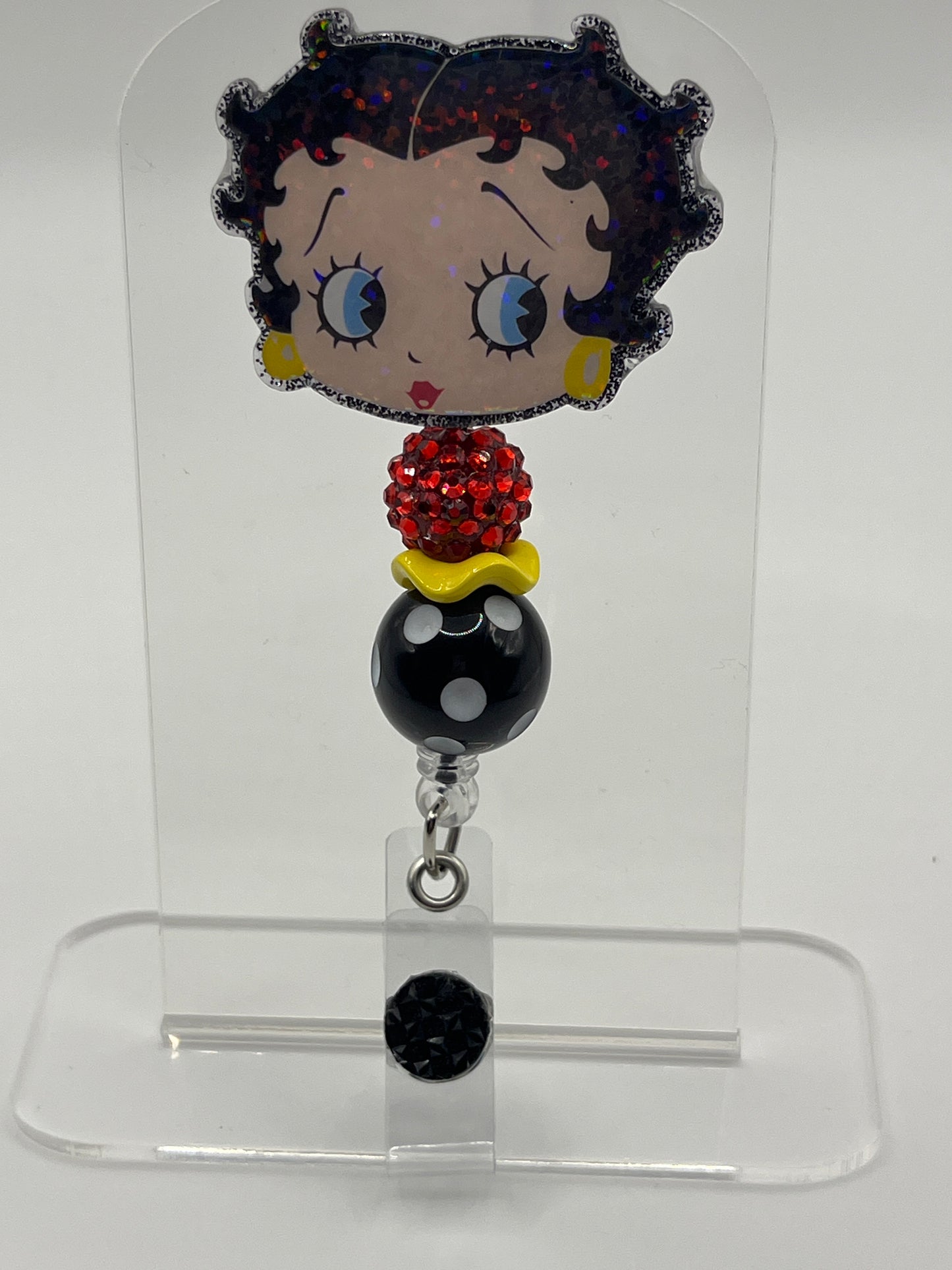 Boop- Black Polka Dot