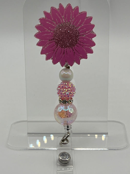 Sunflower- Pink Glitter