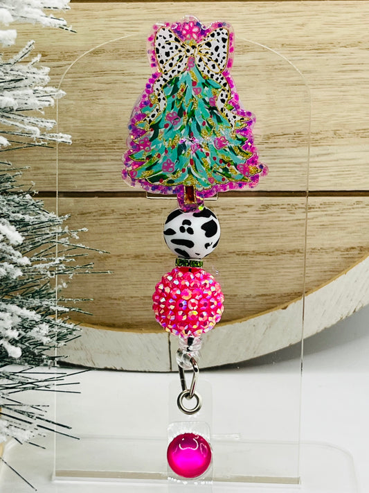 Christmas Tree-Cow Bow