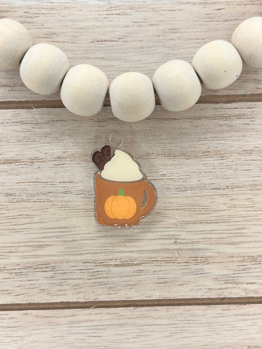 Pumpkin Spice Latte Charm