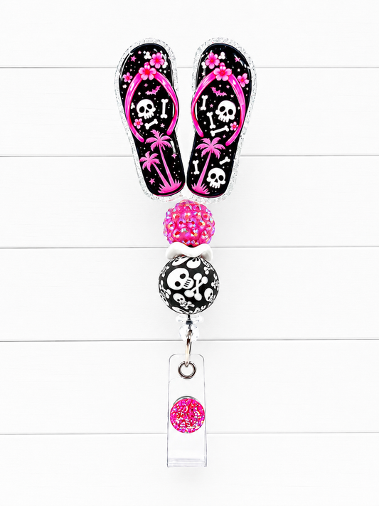 Spooky Flip Flops
