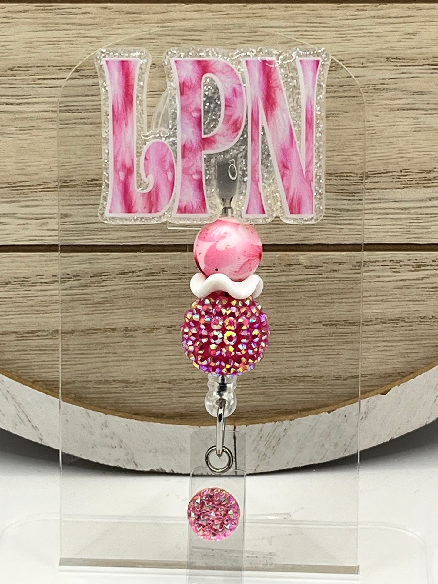 LPN-Pink and White