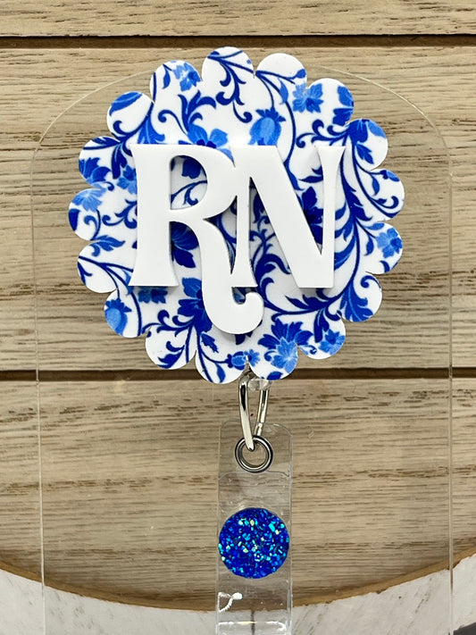 (2D) RN- Blue Floral