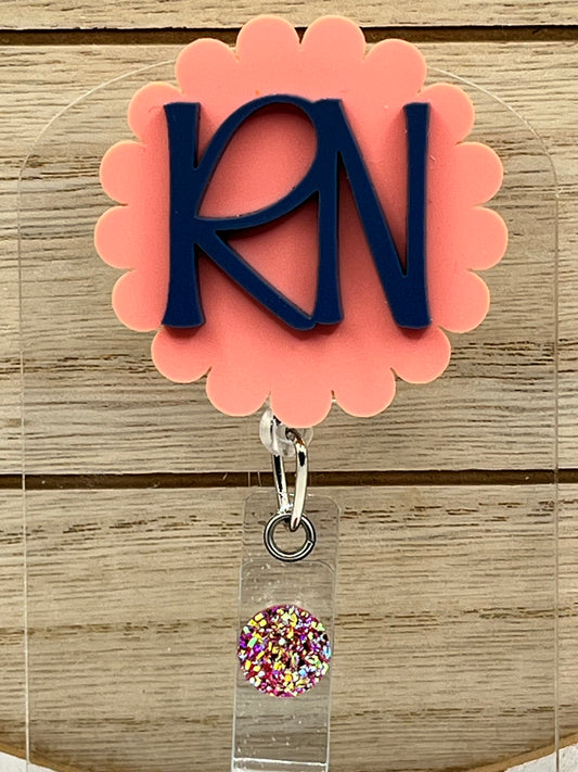 (2D) RN-Melon and Navy Blue