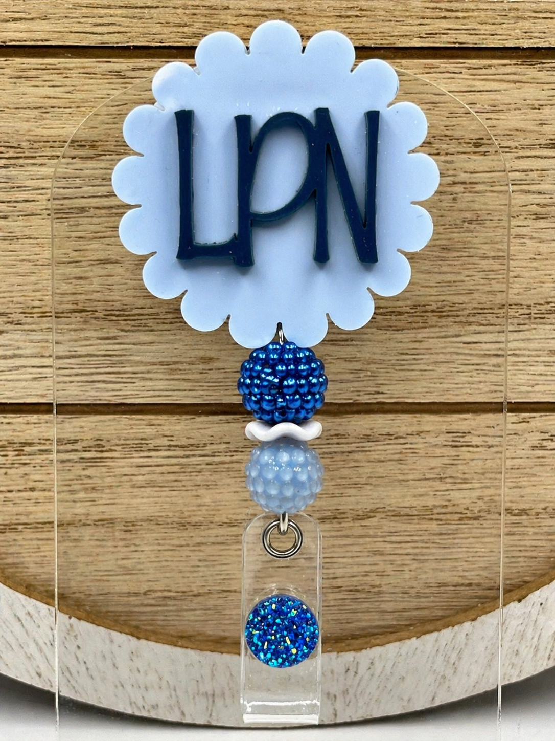 (2D) LPN- Light Blue and Navy