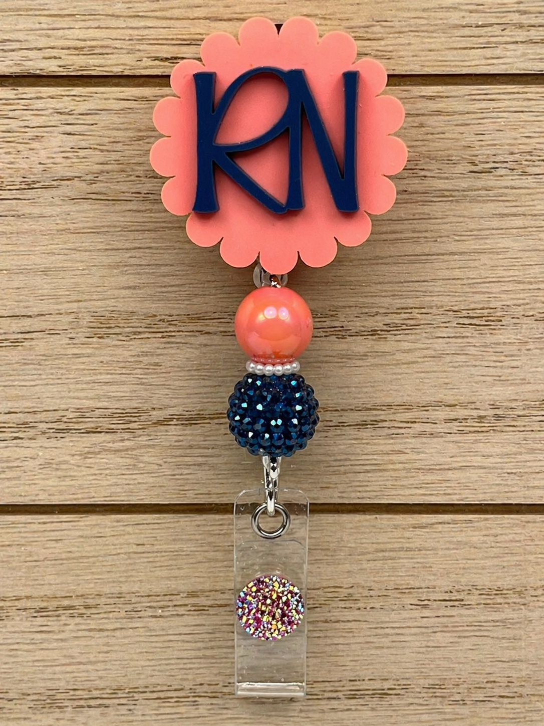 (2D) RN-Melon and Navy Blue